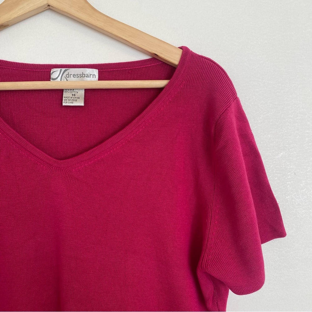 Vintage silk/cotton knit tee